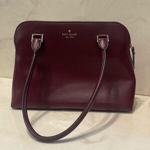👜Like new Kate spade burgundy tote